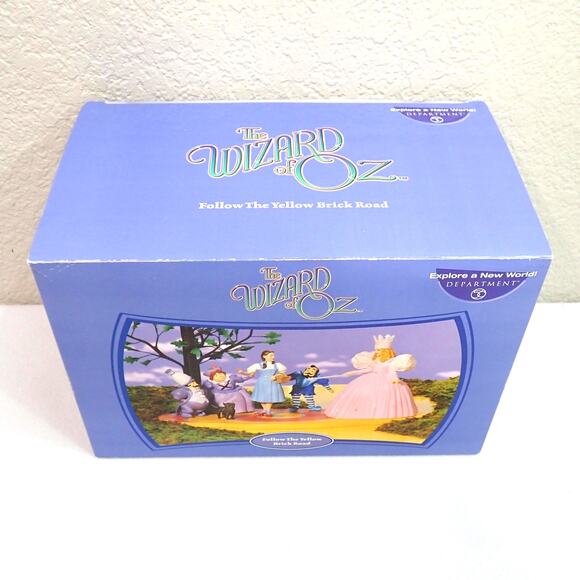 Wizard of Oz Dept 56 Follow the Yellow Brick Road Figurine w/Box 56.59360 - Picture 11 of 16